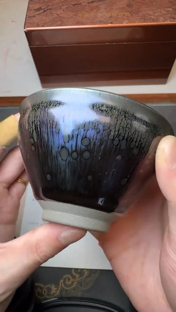 【闪购商品】茶盏建盏故事黄宝庆素曜55