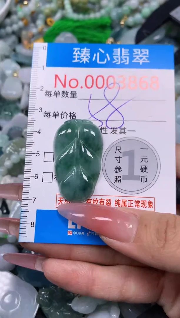 【闪购商品】翡翠颈饰未镶嵌含绳0003868