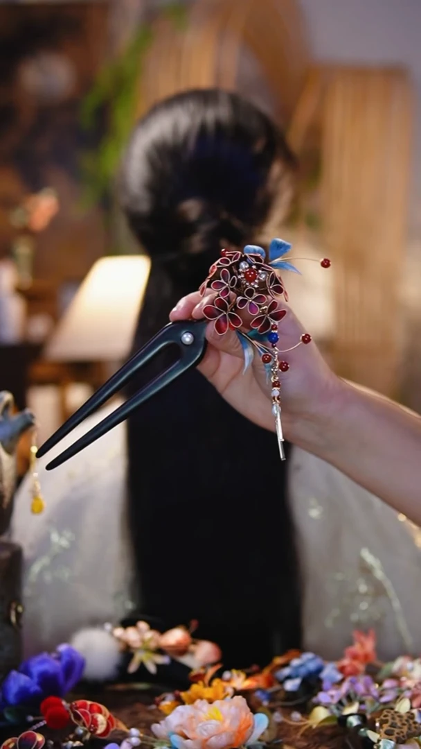 木非遗绒花工艺重工