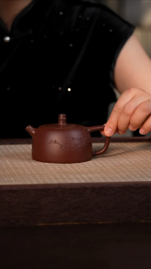 茶壶紫砂紫朱泥 220cc