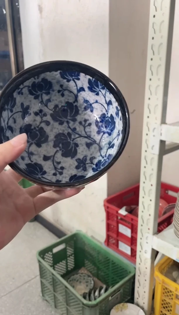 陶瓷舞兰【1支】5英寸墩墩碗