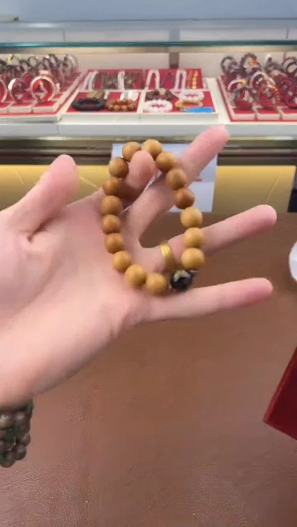 得闲文玩阁檀木单圈链接@@ys983