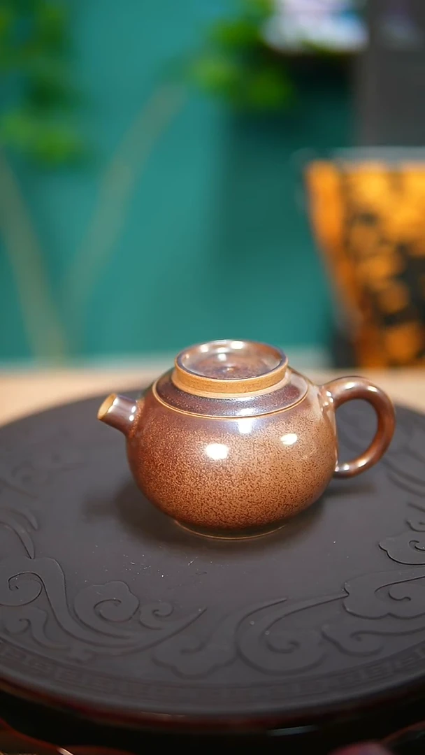 【闪购商品】杯原产地钧尚源钧瓷巨轮朱壶