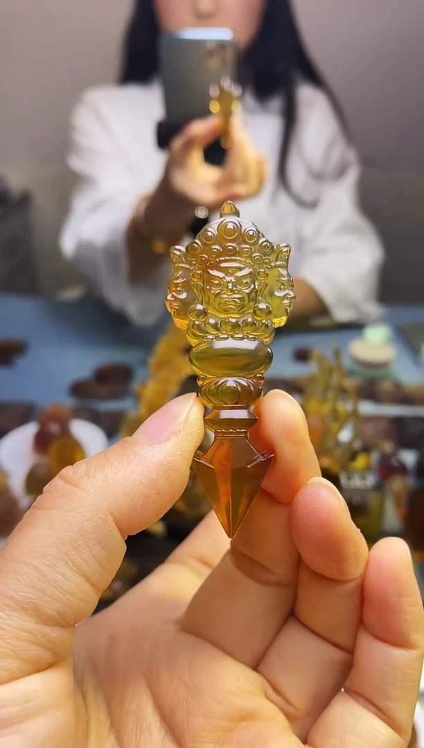 【闪购商品】琥珀颈饰未镶嵌SN8-7（金刚杵）