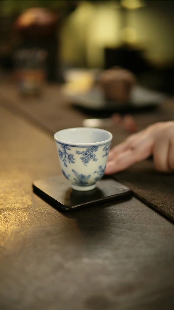 玉窑十二花神闻香杯