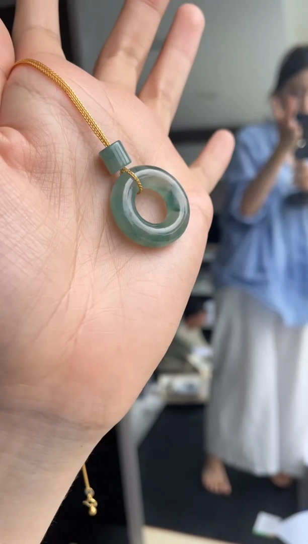 吊坠(不含链)未镶嵌翡翠天然缅甸A货翡翠