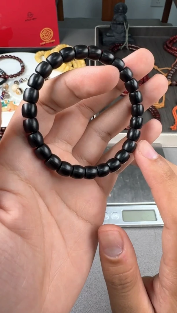 乌木类手串/手链乌木7mm+单圈