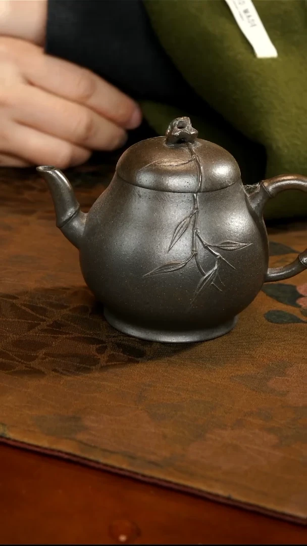 茶壶紫砂柴烧太湖石滴子壶