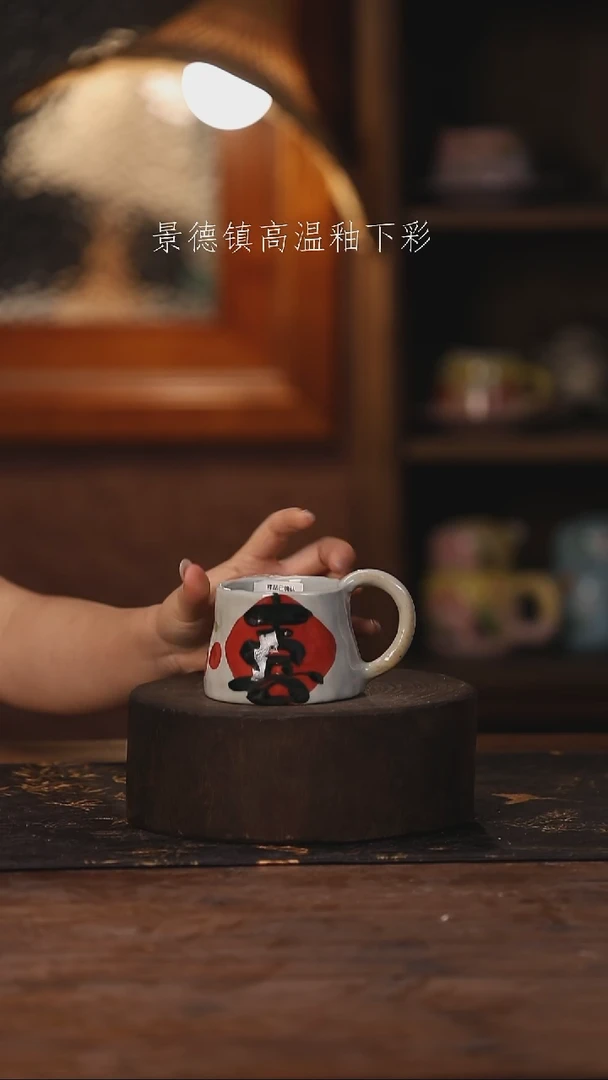 陶瓷景德镇高温釉下手绘陶瓷174