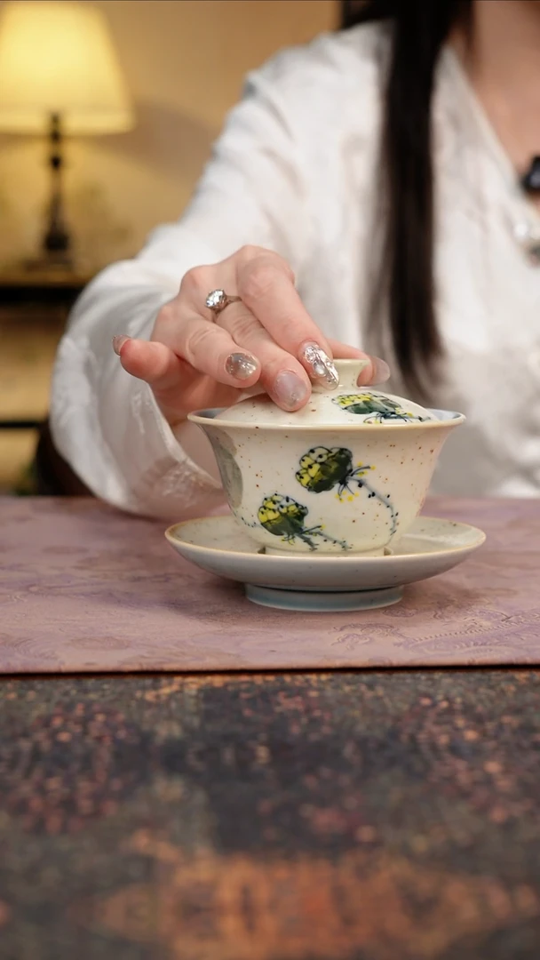 杯景德镇陶瓷杯碗柴烧多人