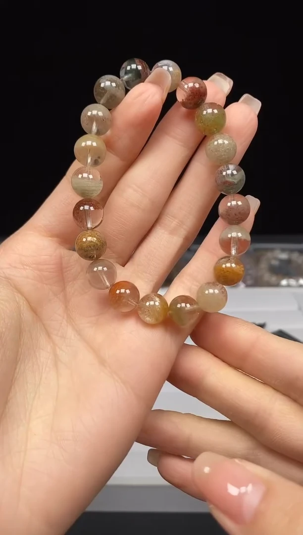 未镶嵌手链水晶多样性发其一；编号073