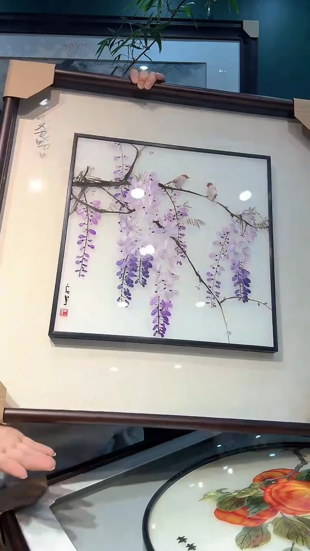 刺绣非遗苏绣手工刺绣装饰画不包邮