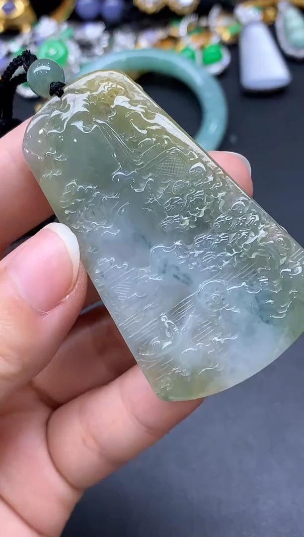颈饰未镶嵌翡翠264-中国好珍宝