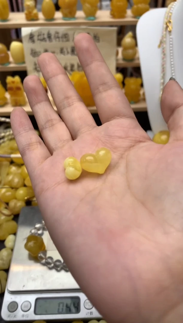 琥珀未镶嵌珠宝奇石009琥珀蜜蜡微瑕
