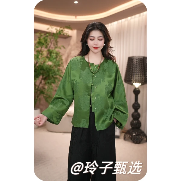 玲子甄选  秋季老钱风外套