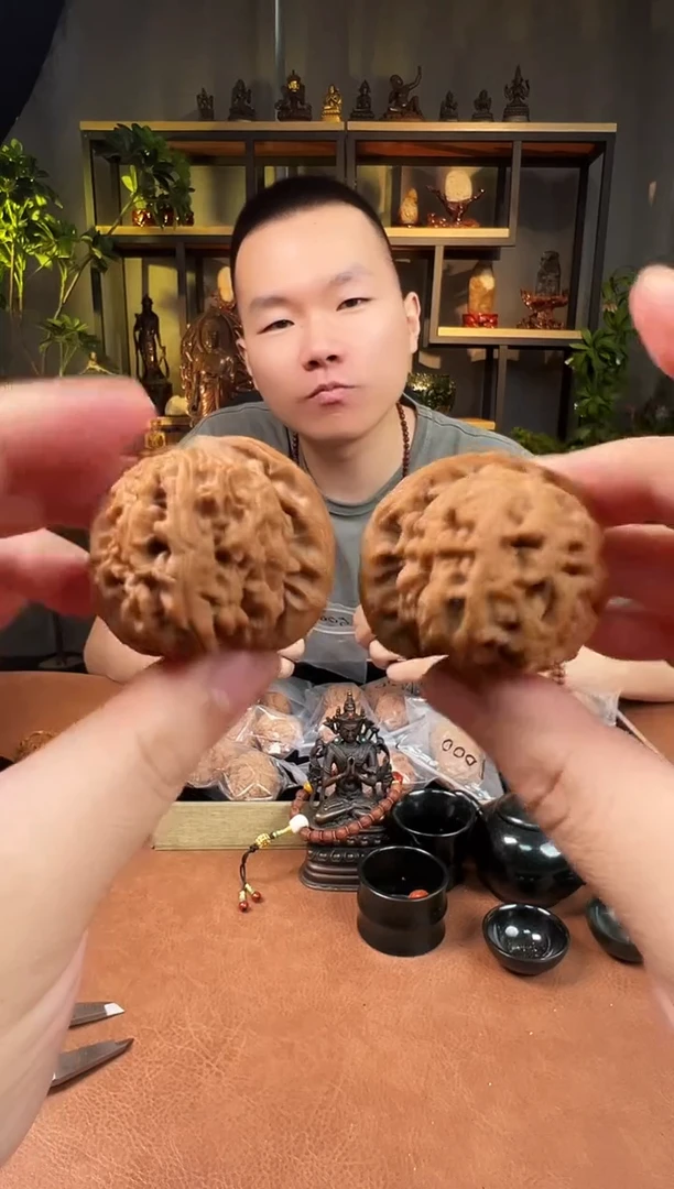 把件桃核把件水龙纹4.6