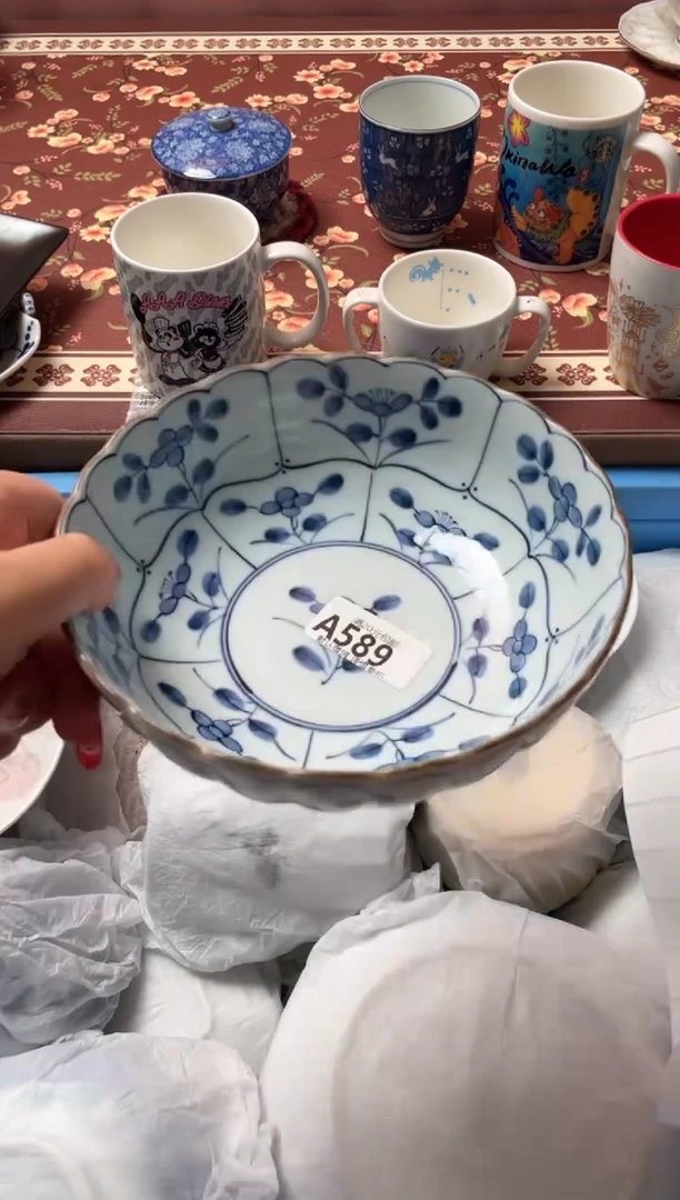 瓷片庐**雨瓷器瓷器A589