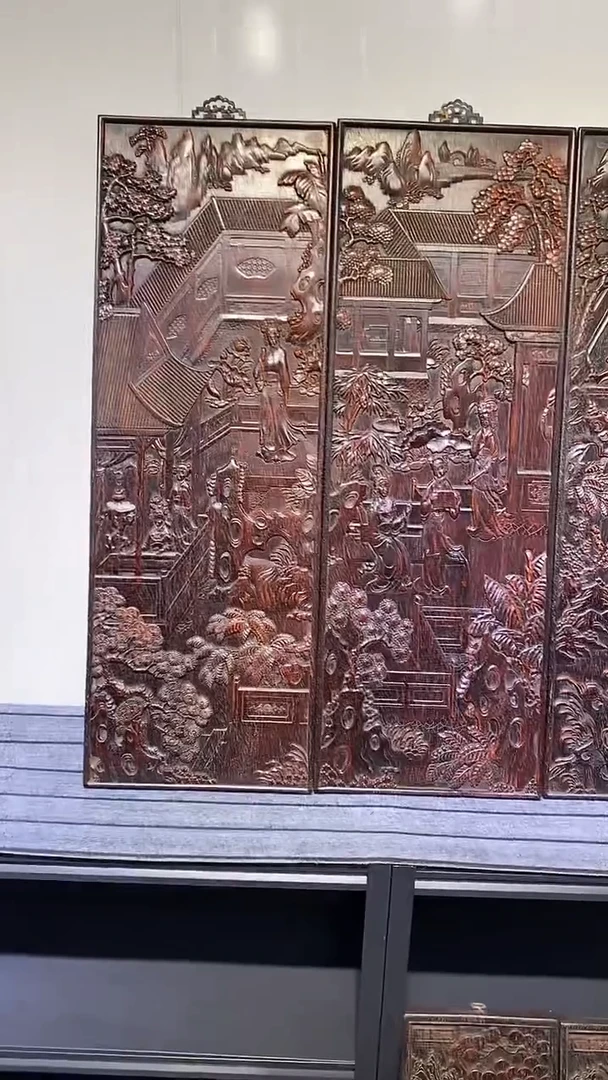 木紫檀雕刻一物一拍
