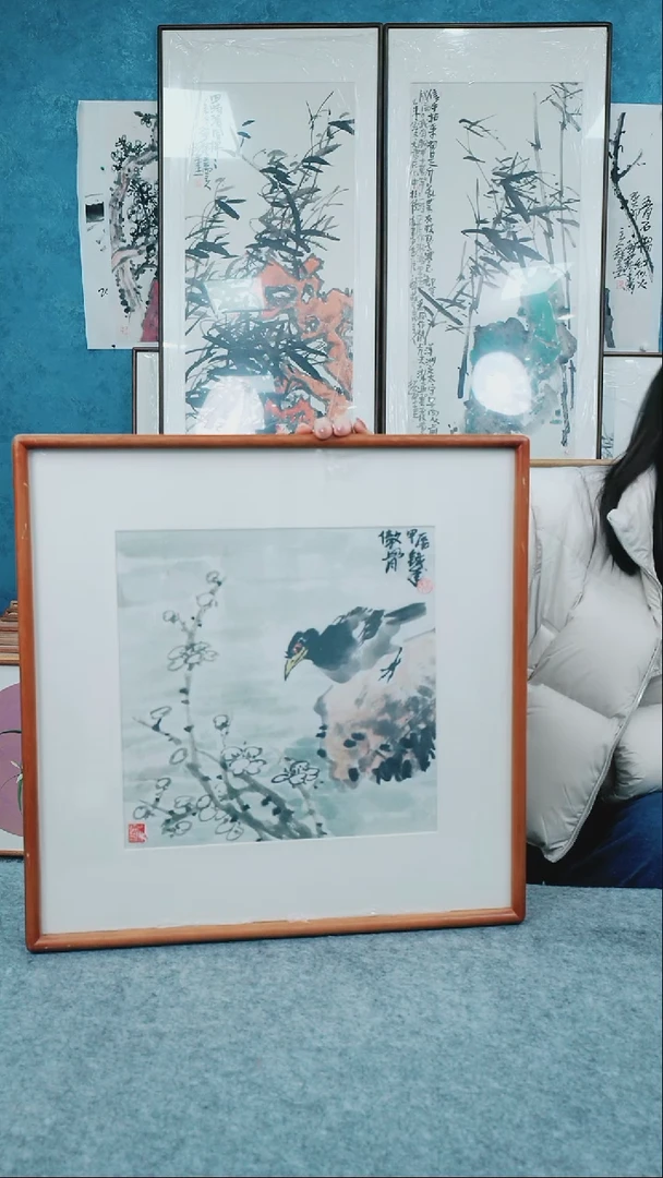 【闪购商品】国画50*50本土老师花鸟