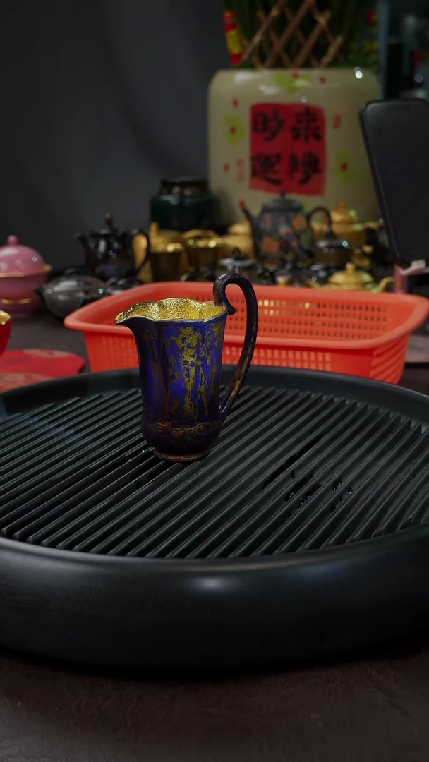 【闪购商品】杯【宜景窑大漆鎏金】公道19