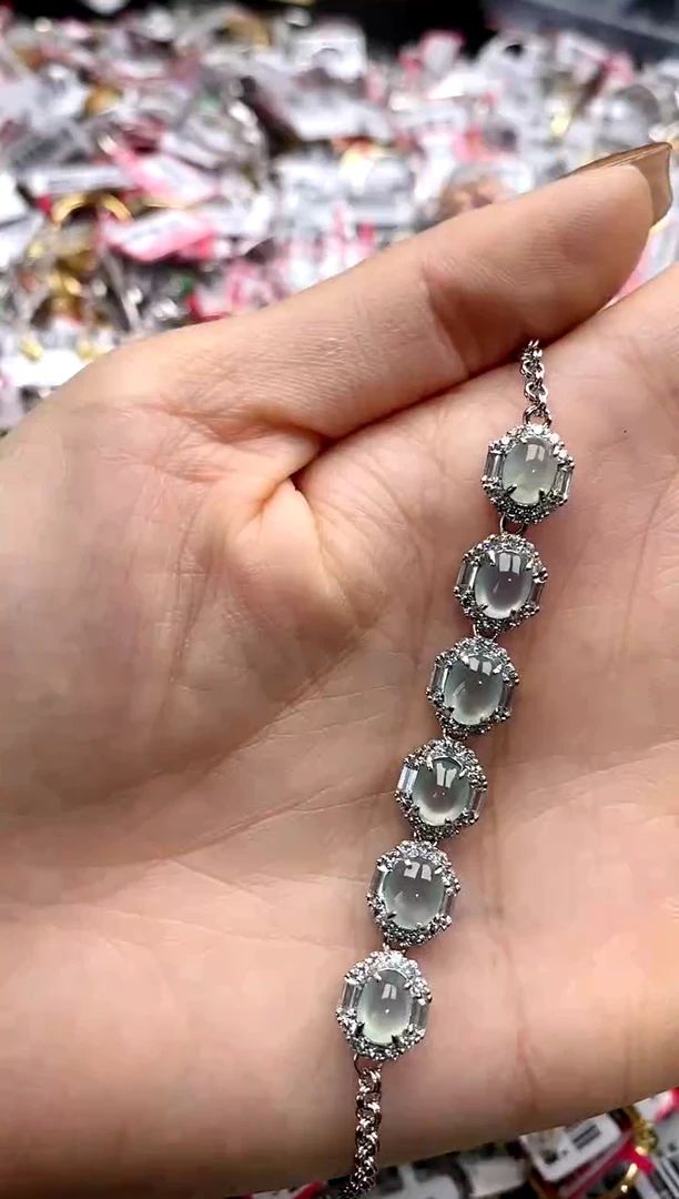 【闪购商品】翡翠戒指银S925镶嵌5555555    0