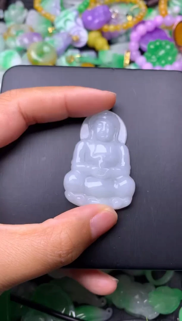 颈饰未镶嵌翡翠缅甸翡翠吊坠