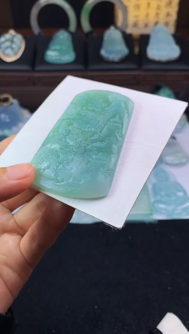 未镶嵌定制翡翠S毛货不退不换