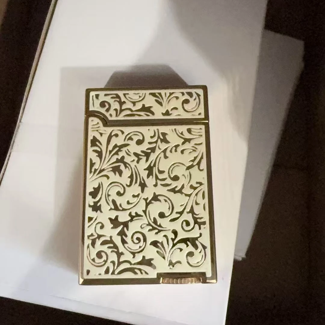 夜光唐草金色触摸声控机防风男士