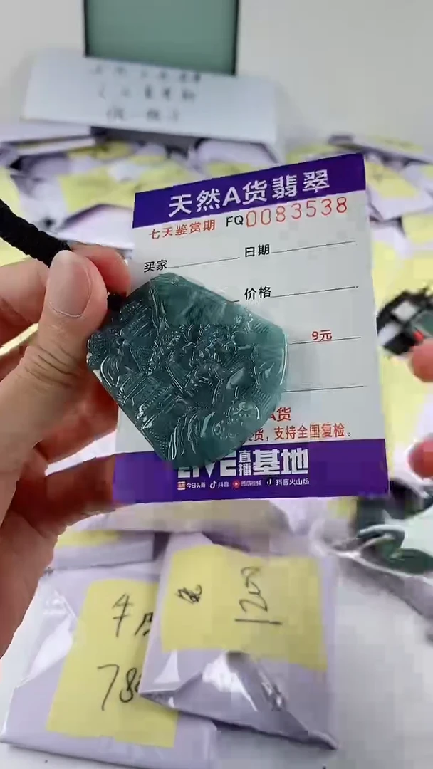 翡翠未镶嵌颈饰