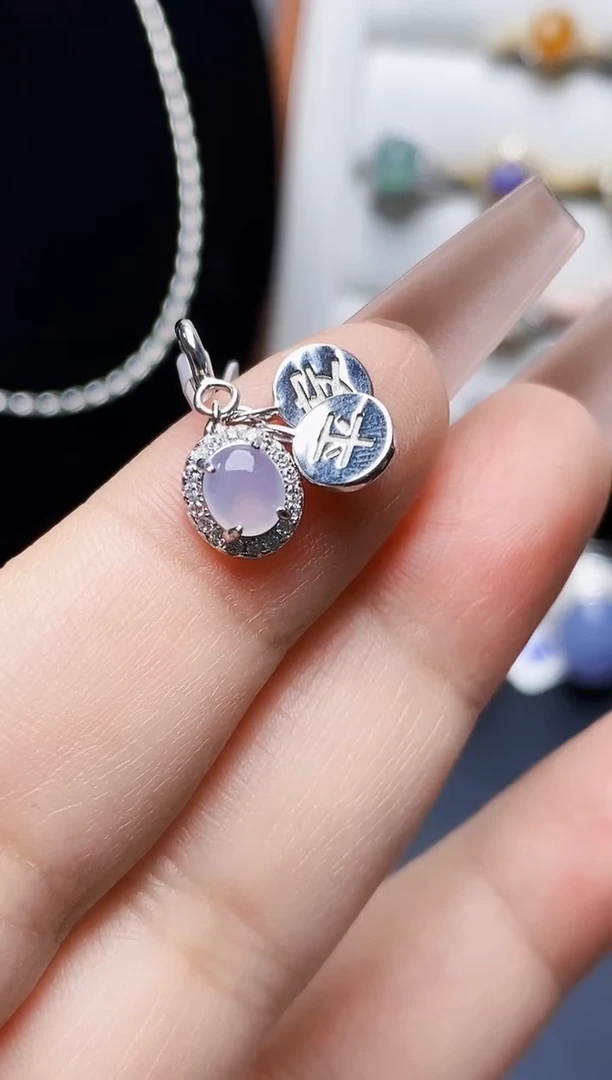 银S925镶嵌戒指翡翠0565