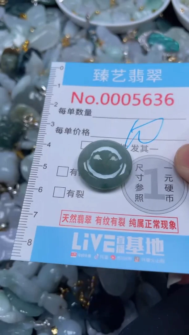 颈饰未镶嵌翡翠5636