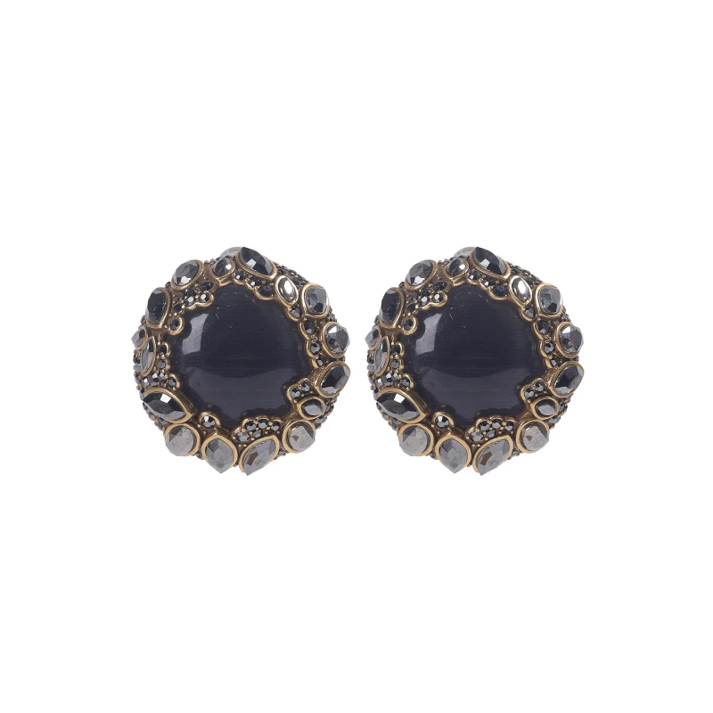 铜合金亚克力耳饰 铜合金亚克力耳饰ZA257