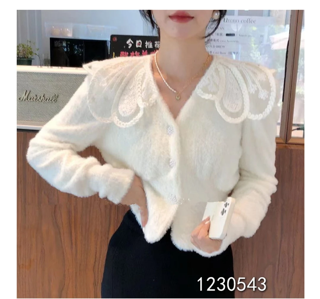 小妳XiaoNi———（春秋款娃娃领上衣1230543）