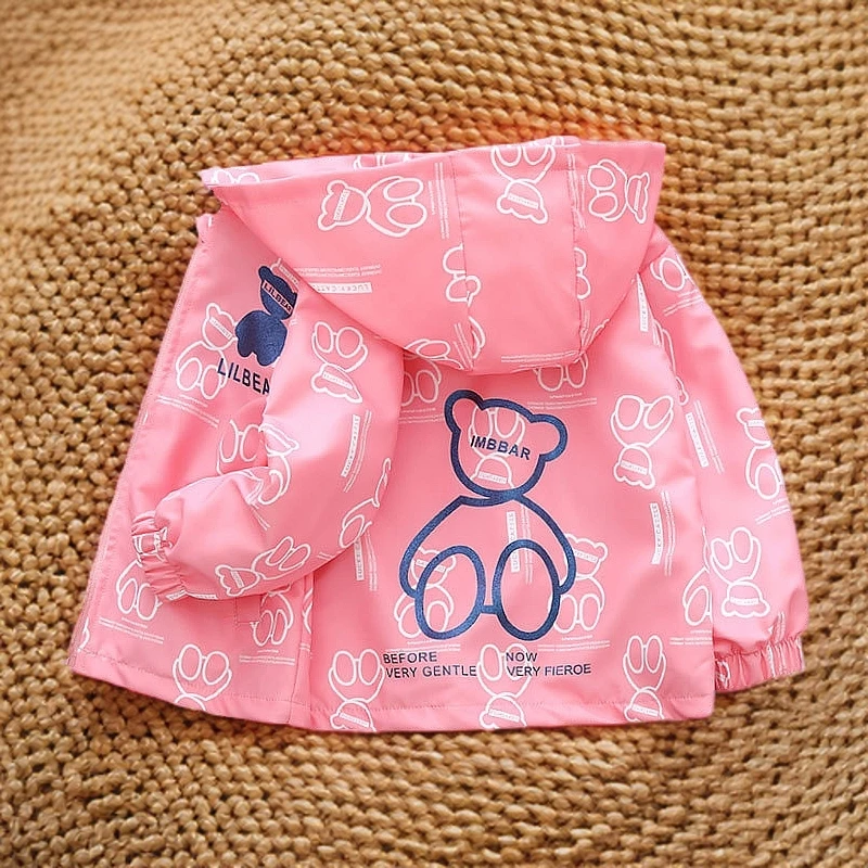 女童外套春秋款2025新款中大童运动夹克休闲风衣户外运动连帽风衣