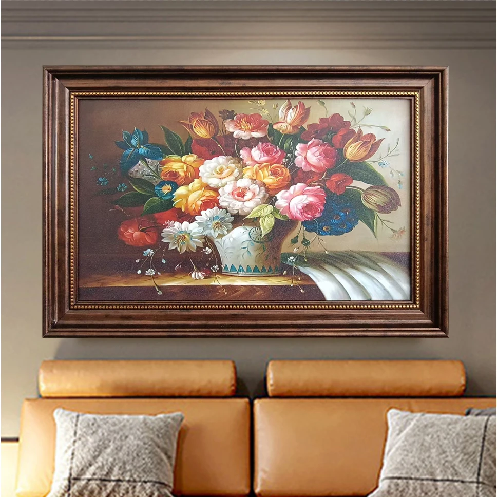 【百花齐放】欧式装饰画有框挂画客厅墙上装饰单幅壁画卧室风景画