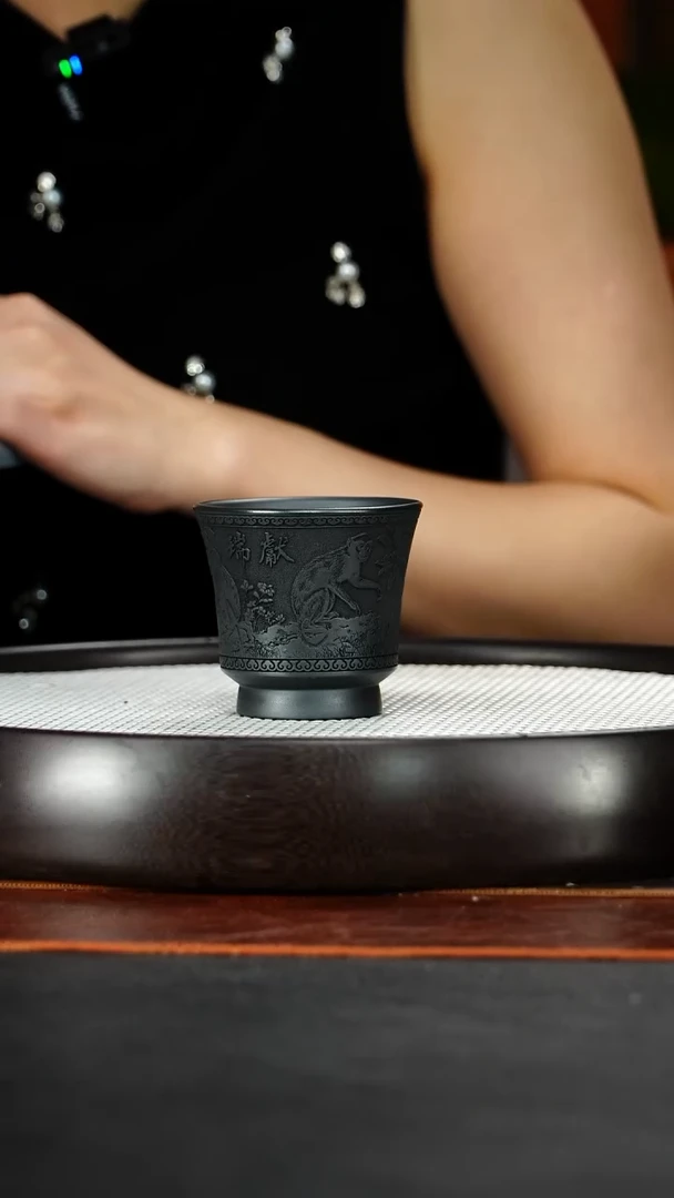 茶壶紫砂宜兴原矿紫砂21（猴版面）