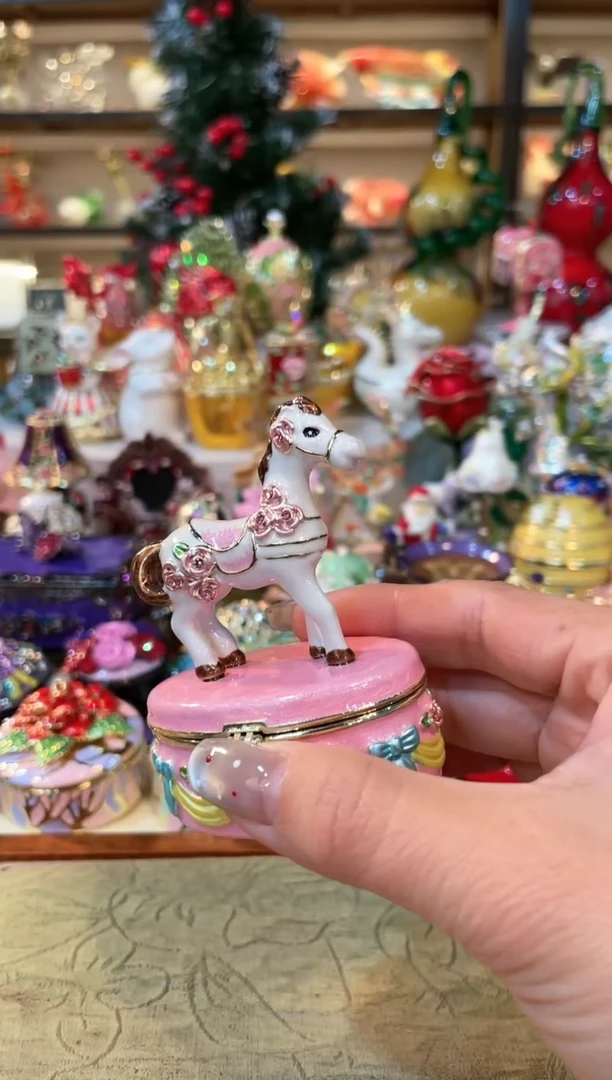 【闪购商品】 珐琅彩精致首饰盒