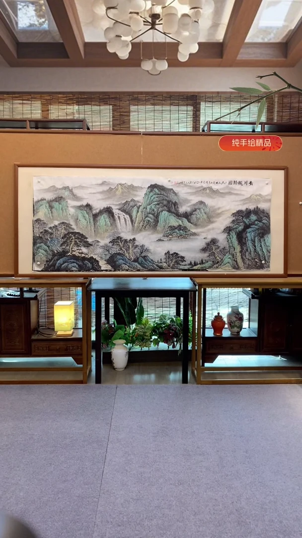 国画国画纯手绘纯实木205*85cm