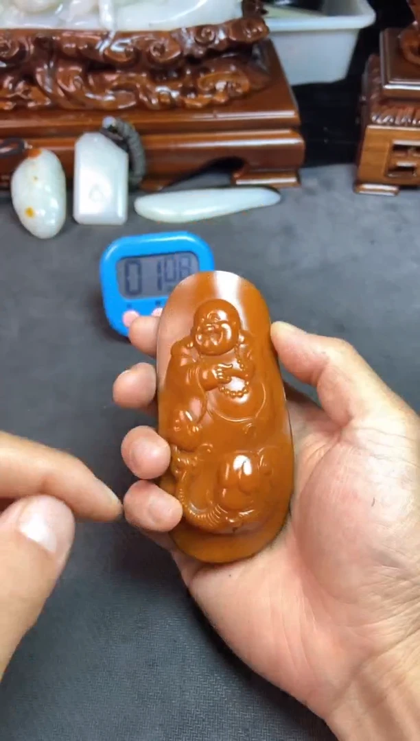 未镶嵌和田玉把件得****.和田玉