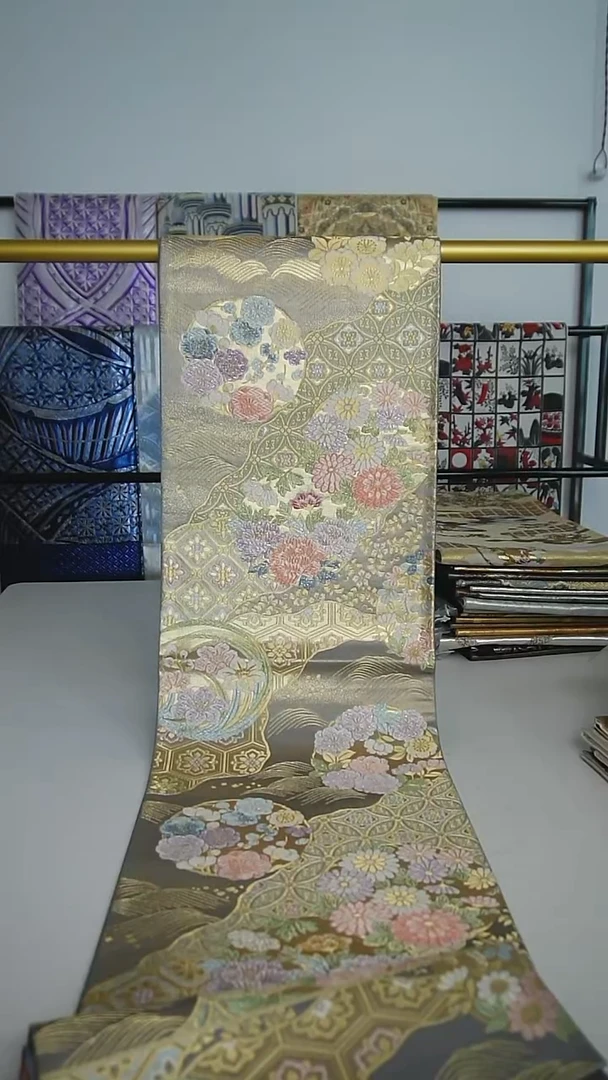 织绣106 六通彩金花卉特价