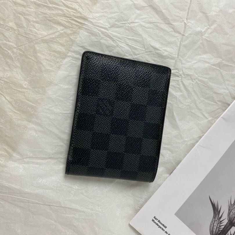 95新 LouisVuitton/路易威登 Iv棋盘格对折钱包13979833二奢