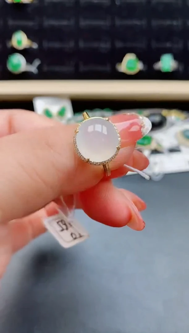 【闪购商品】翡翠戒指银S925镶嵌212121