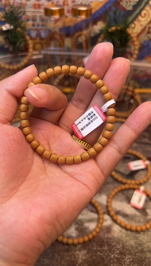 【闪购商品】橄榄核手串老挝核尖6.3mm精工极限胡