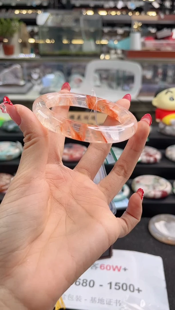 未镶嵌手镯水晶56圈口6J5086