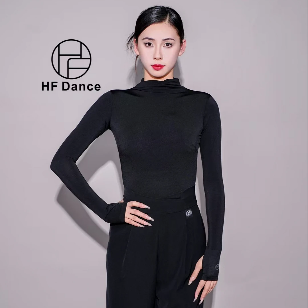 【HF品牌】2025款Y87pro升级版小高领基础百搭摩登舞上装