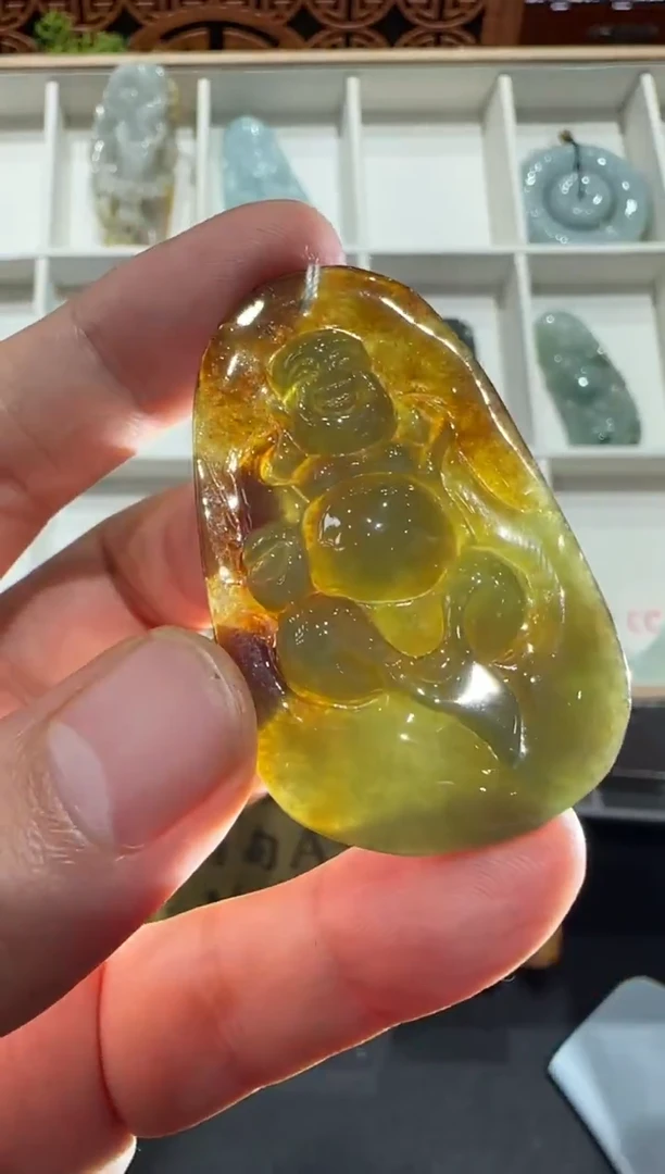 未镶嵌挂件翡翠A货翡翠多样性孤品
