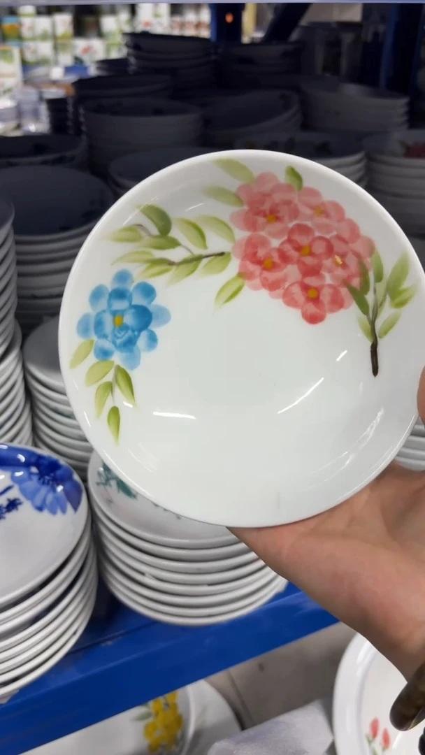 瓷片景德镇手绘釉中彩（食品级）小胖碗