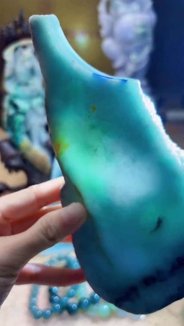 未镶嵌挂件翡翠A货柠优5969