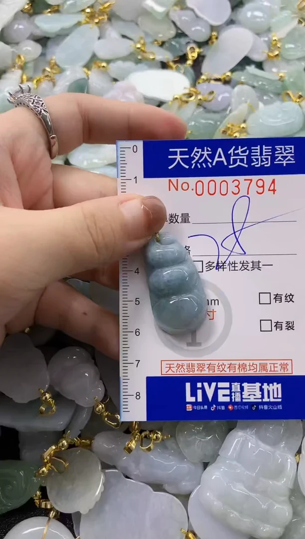 颈饰未镶嵌翡翠天然A货翡翠