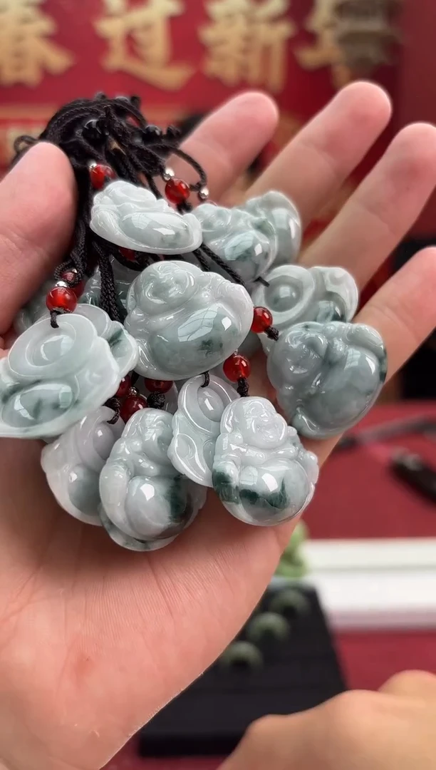 【闪购商品】翡翠颈饰未镶嵌561308/多样性发一件/佛公/配绳